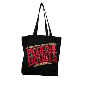 Moulin Rouge The Musical Broadway Black Canvas Tote Bag Graphic Shopper Love